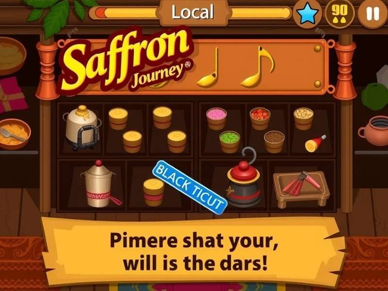 Saffron Curry Journey Game Screenshot